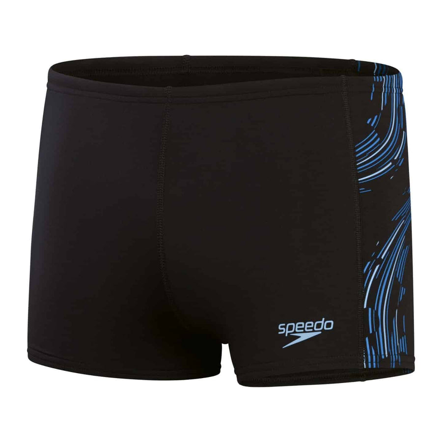Speedo END +Tech Panel Aquashort M, Black / Curious Blue