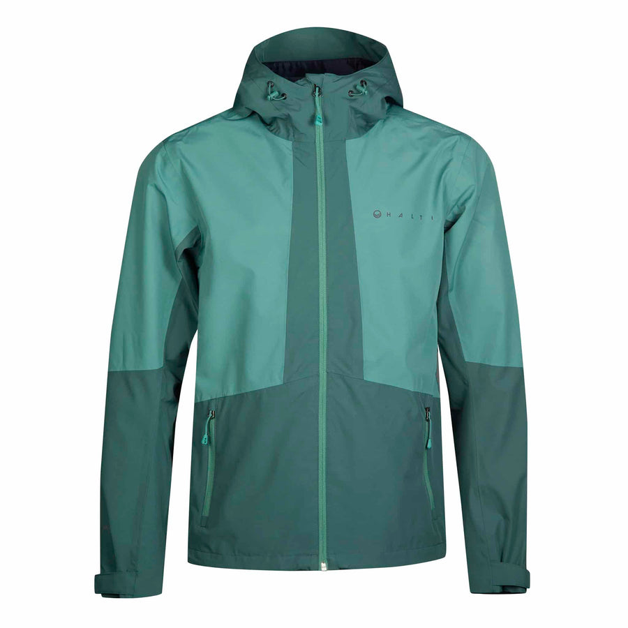 Halti Forter M DX shell jacket, Mallard Green