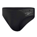 Speedo Medley Logo 7cm Brief M, Black / USA Charcoal