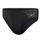 Speedo Medley Logo 7cm Brief M, Black / USA Charcoal
