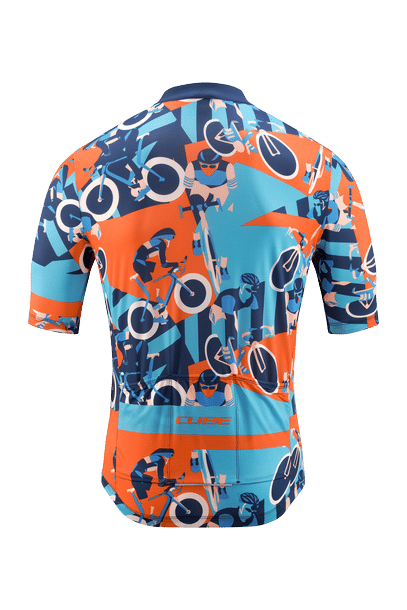 CUBE BLACKLINE Jersey CMPT S/S blue´n´orange