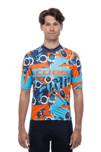 CUBE BLACKLINE Jersey CMPT S/S blue´n´orange