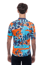 CUBE BLACKLINE Jersey CMPT S/S blue´n´orange