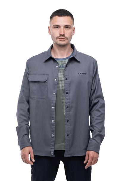 CUBE VERTEX Shirt L/S grey