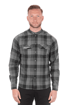CUBE Work Shirt L/S grey check