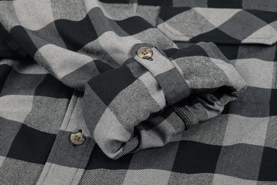 CUBE Work Shirt L/S grey check