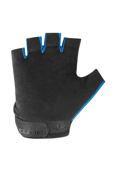 CUBE Gloves Performance Junior short finger blue