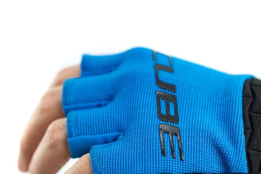 CUBE Gloves Performance Junior short finger blue