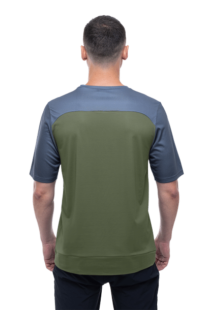 CUBE ATX Round Neck Jersey TM S/S olive´n´grey