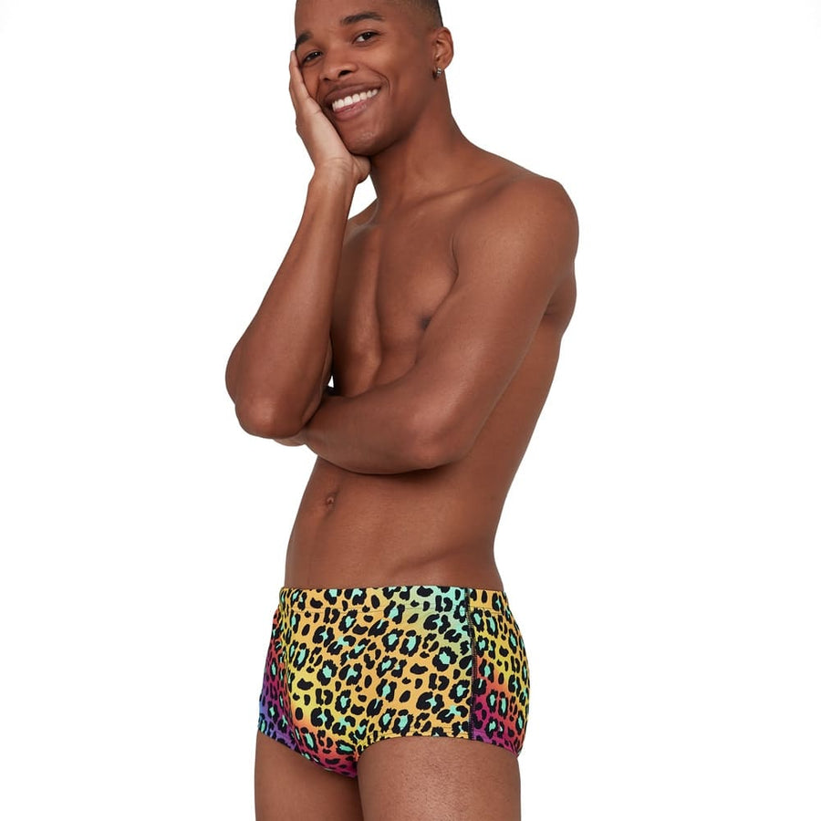 Speedo JungleGlare 16cm Allover Brief AM, Green Glow/Speedo Black