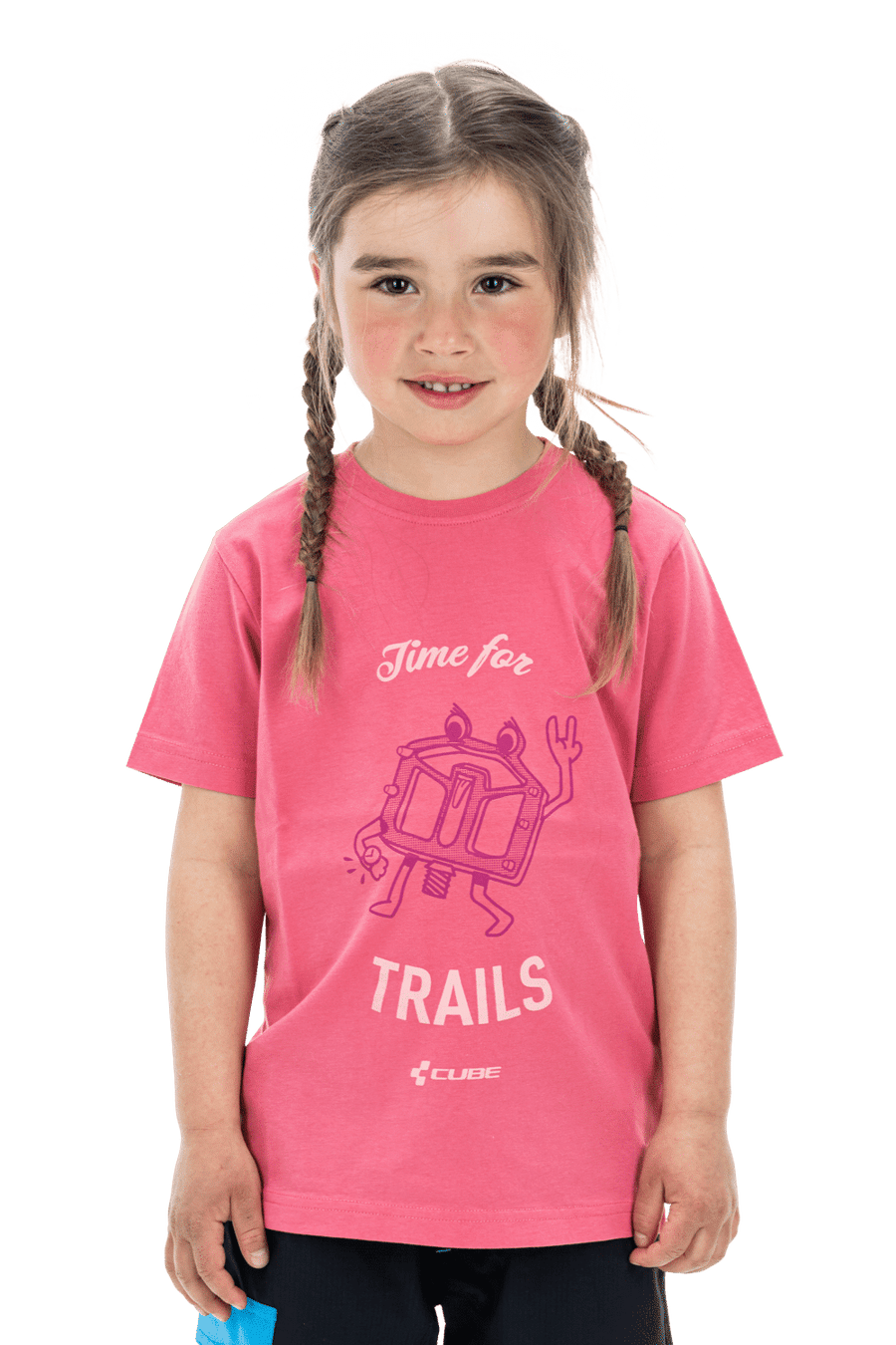 CUBE JUNIOR Organic T-krekls Trail coral