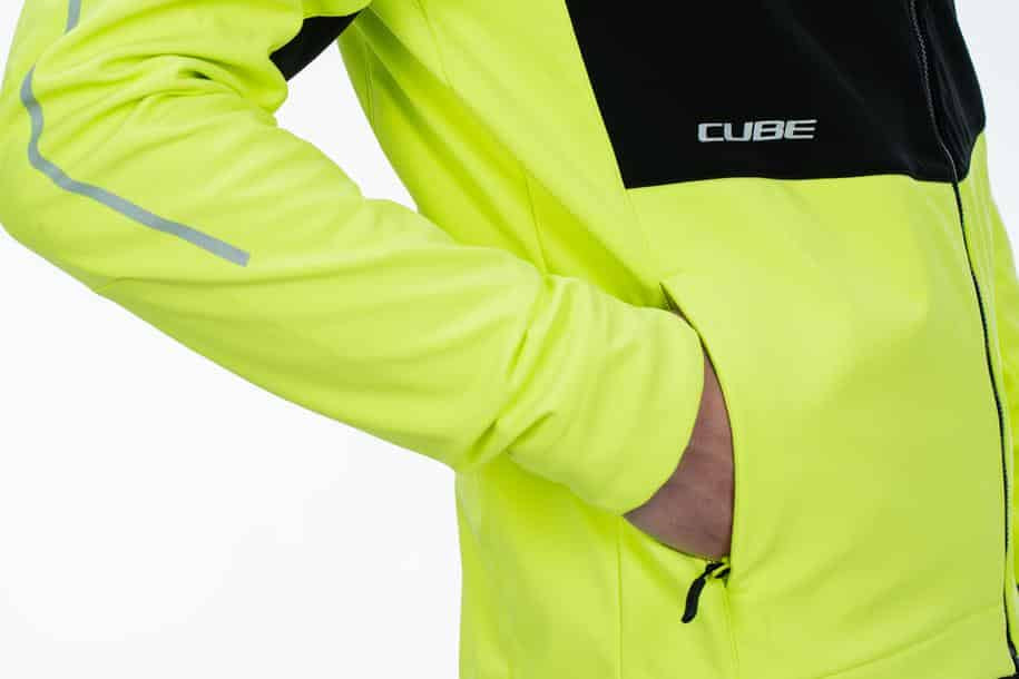 CUBE BLACKLINE Softshell Jacket 365 Safety black´n´neon yellow