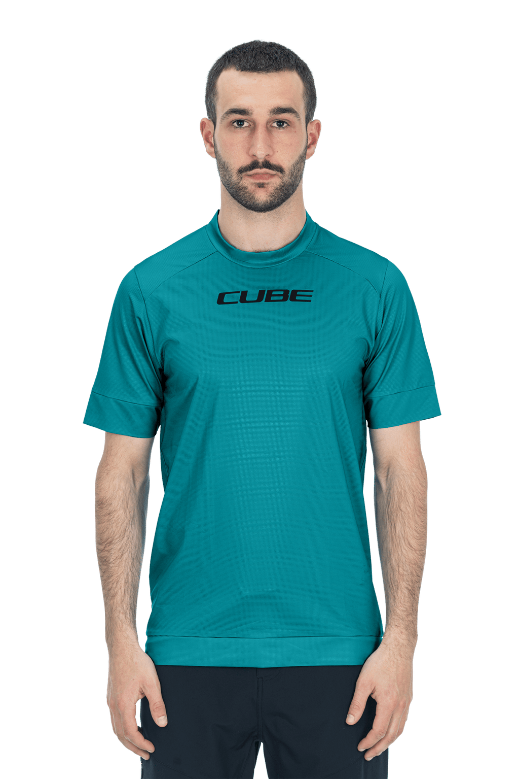 CUBE ATX Round Neck Jersey S/S light blue