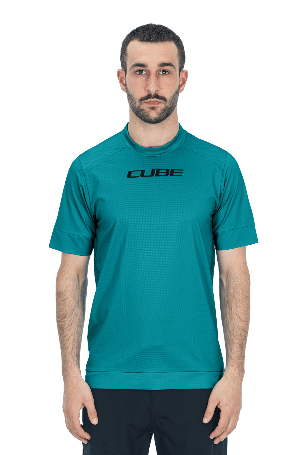 CUBE ATX Round Neck Jersey S/S light blue