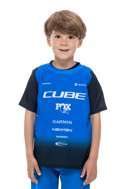 CUBE VERTEX Jersey ROOKIE X Actionteam S/S black´n´blue
