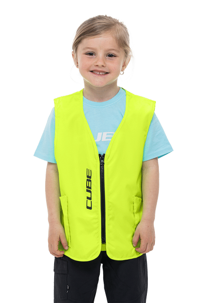CUBE Safety Gilet ROOKIE CMPT neon yellow
