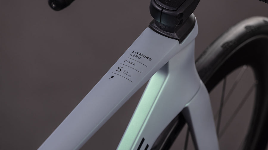 Cube Litening AERO C68X SLX seagrey n black