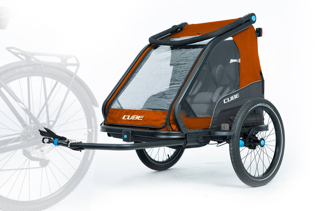 Cube CUBE Kids Trailer Double CMPT X Actionteam grey´n´orange