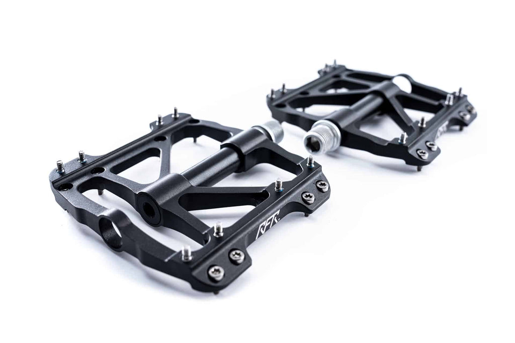 Cube RFR Pedals Flat SLT black´n´black