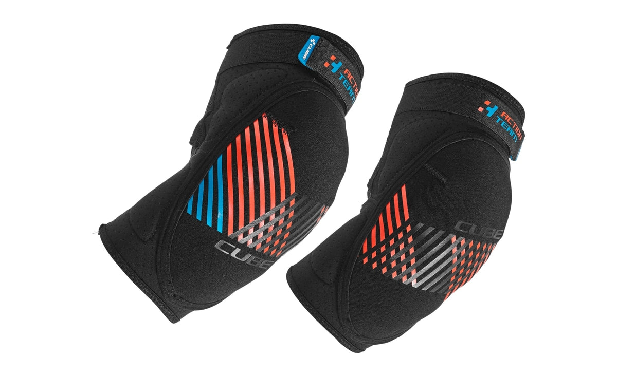 Elkoņu sargi CUBE Elbowpad ACTION TEAM CMPT blk/blue/flashred