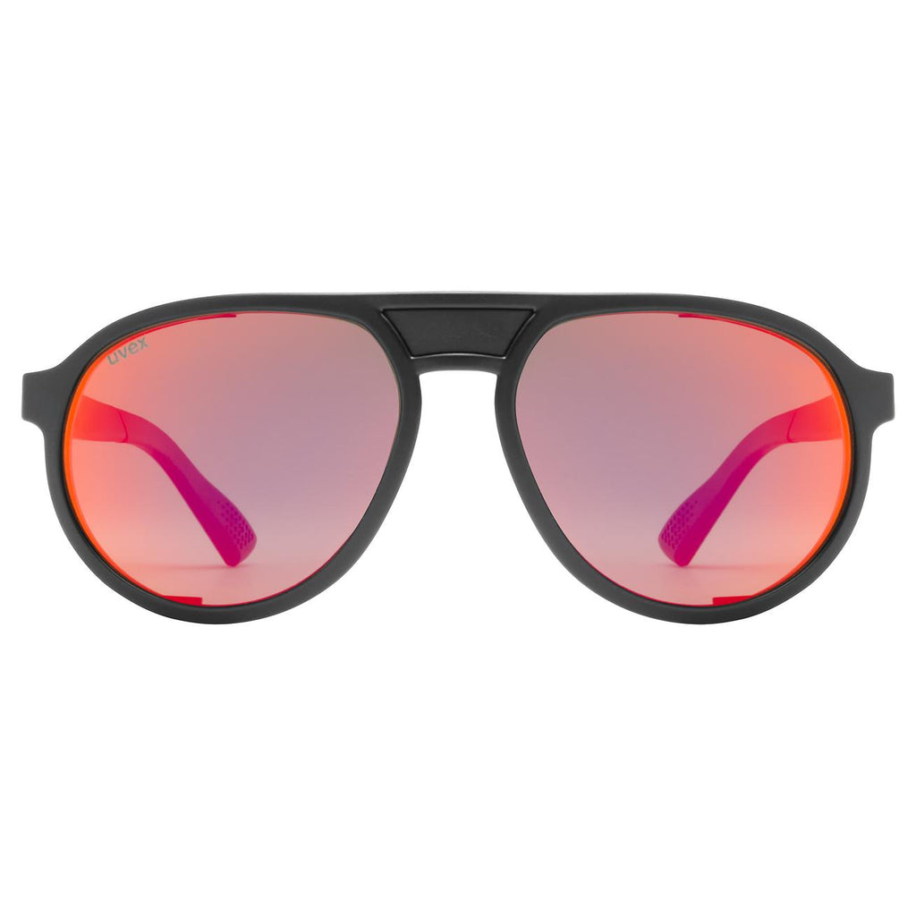 uvex mtn classic pure black m/mir.red