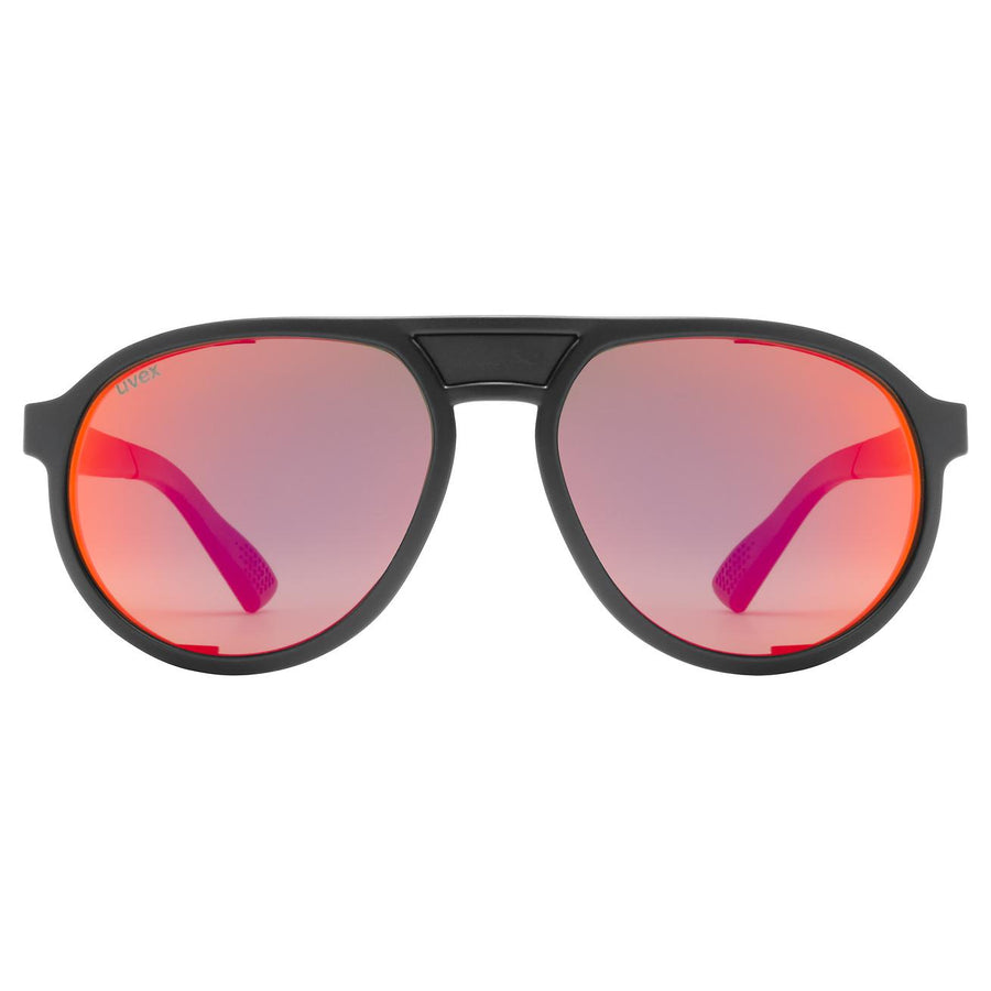 uvex mtn classic pure black m/mir.red