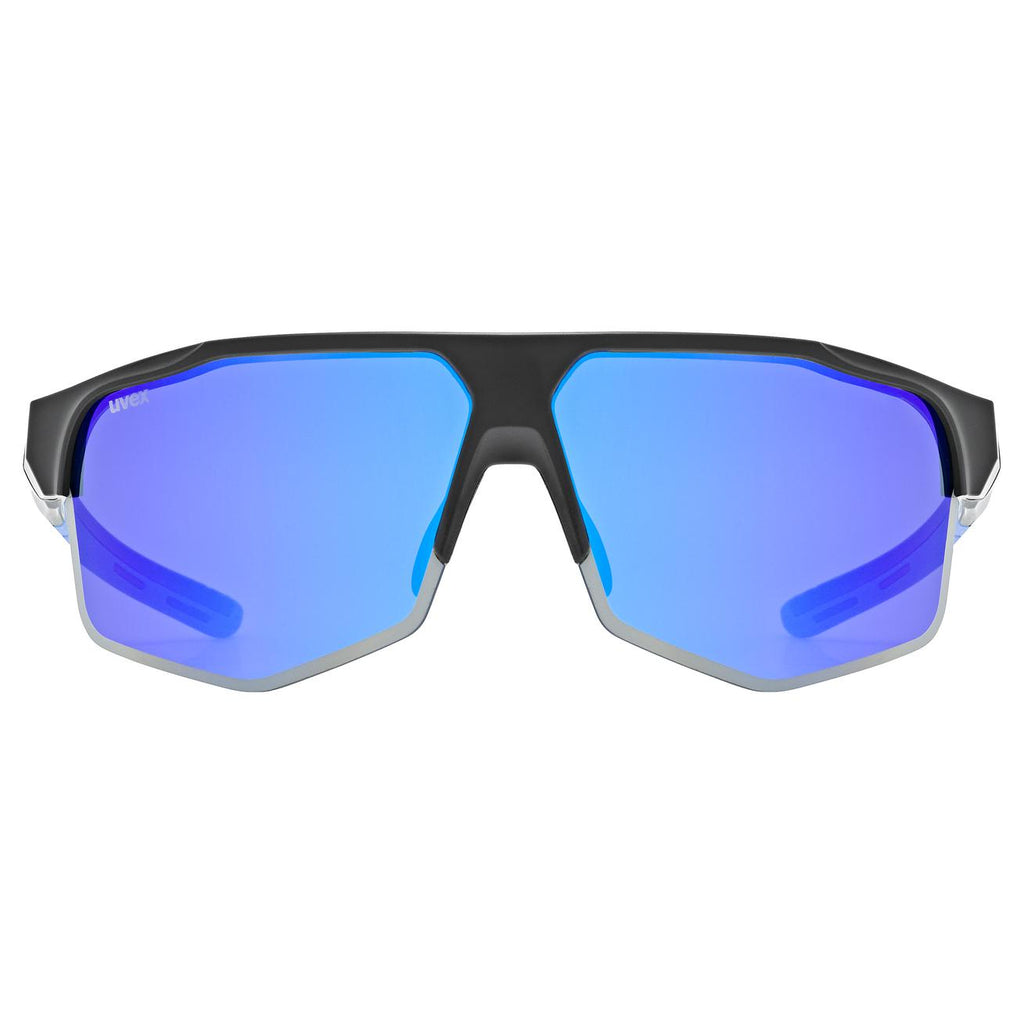 uvex axos set black matt / mir.blue
