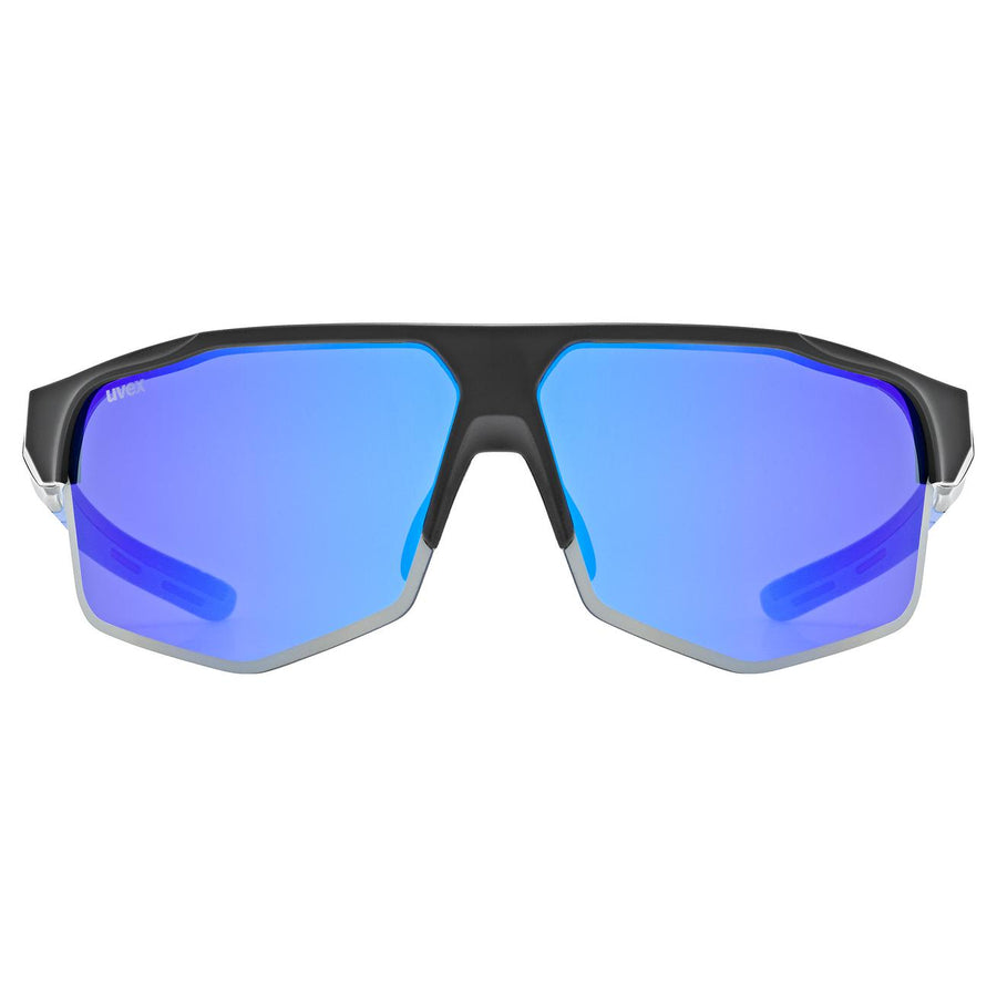 uvex axos set black matt / mir.blue