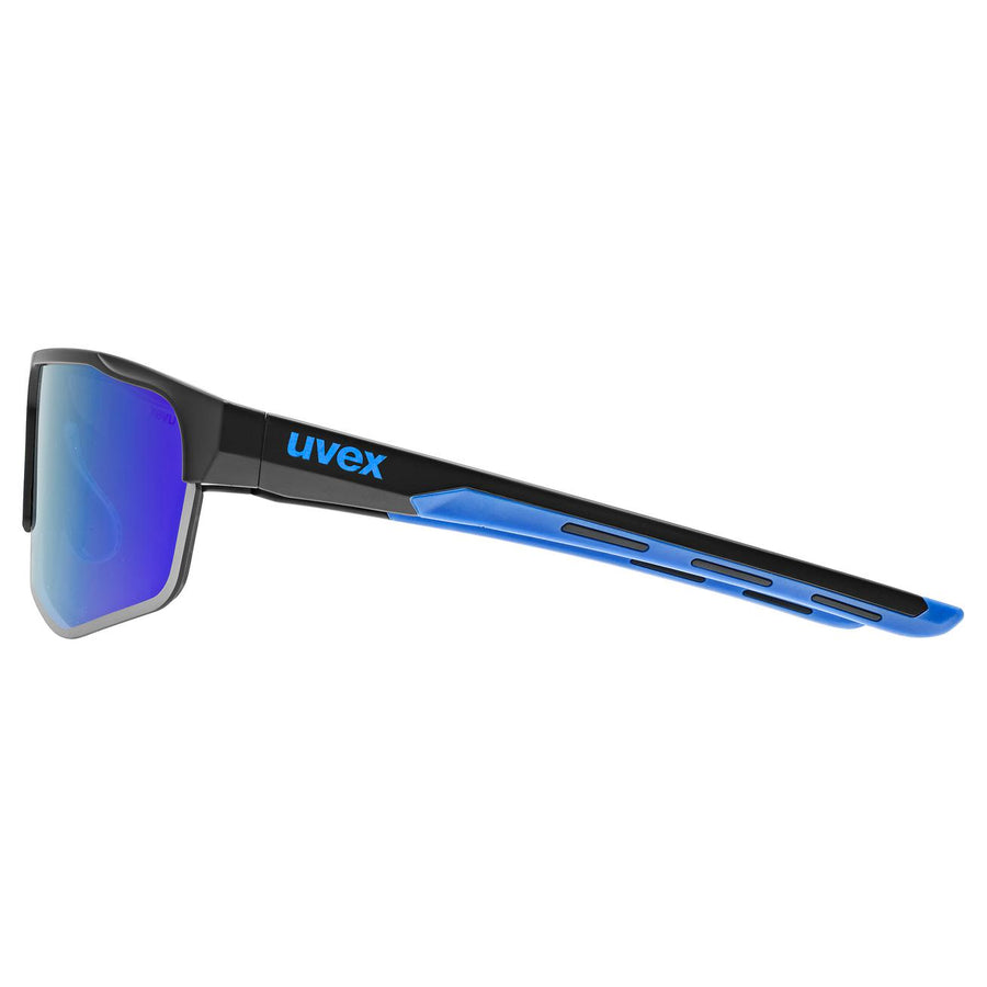 uvex axos set black matt / mir.blue