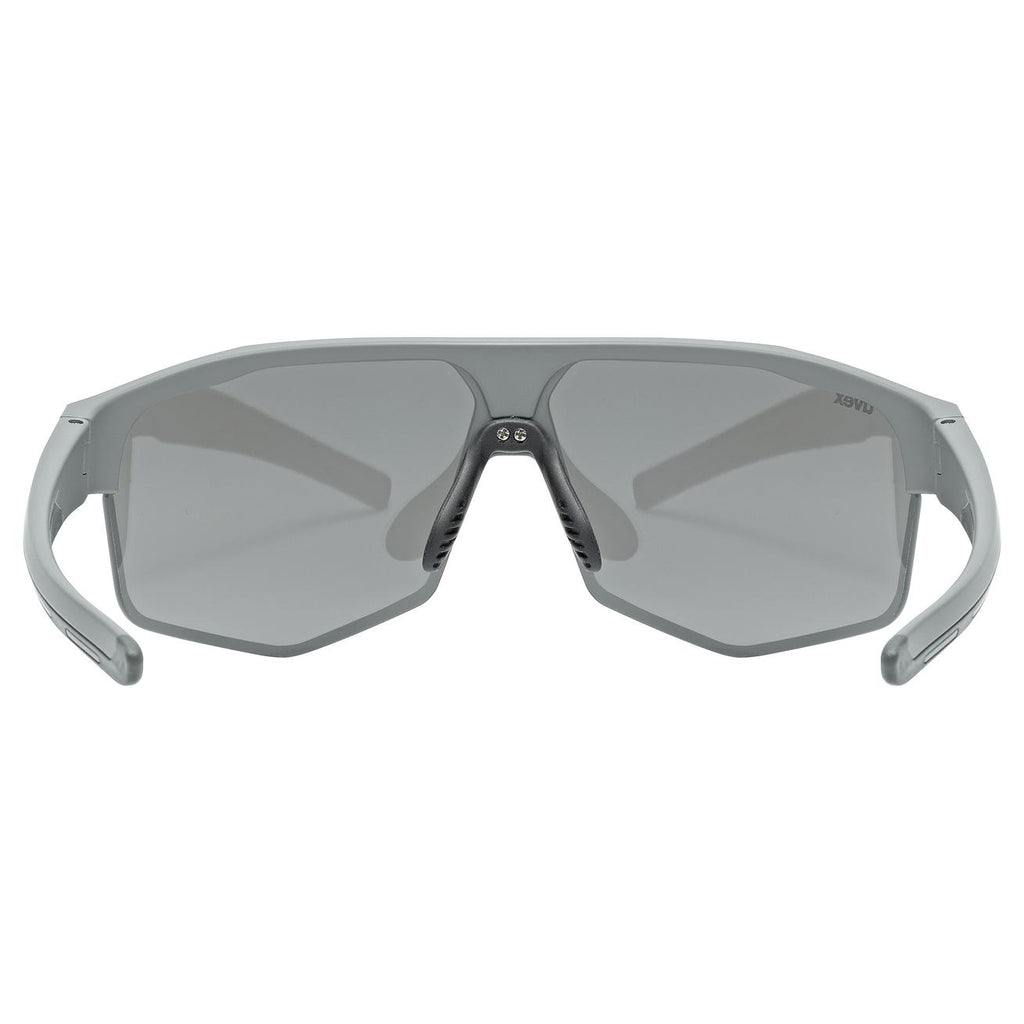 uvex axos set grey matt/mir.silver