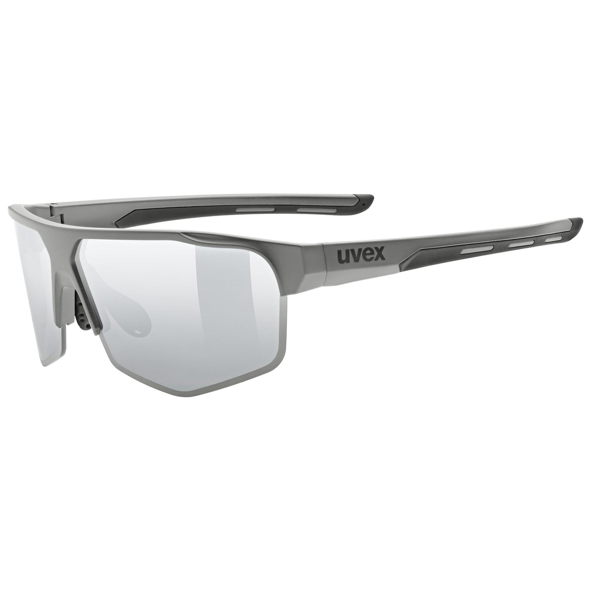 uvex axos set grey matt/mir.silver