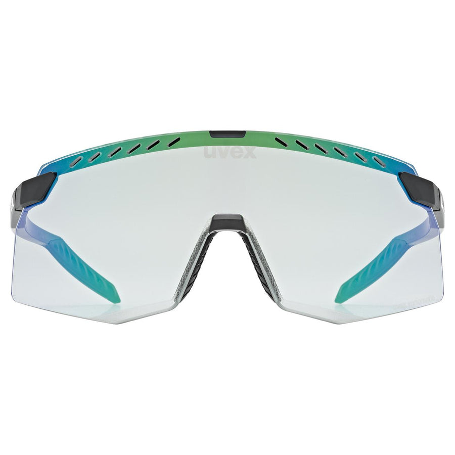 uvex pace stage V black matt/mir.green