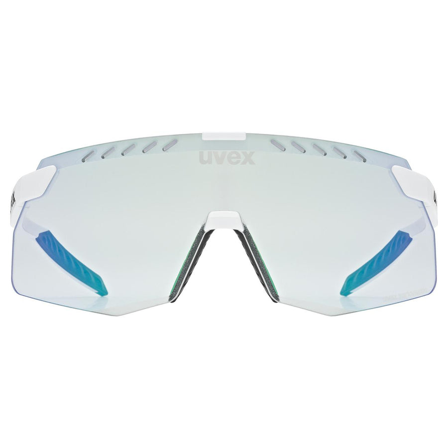 uvex pace stage s V white matt/mir.green