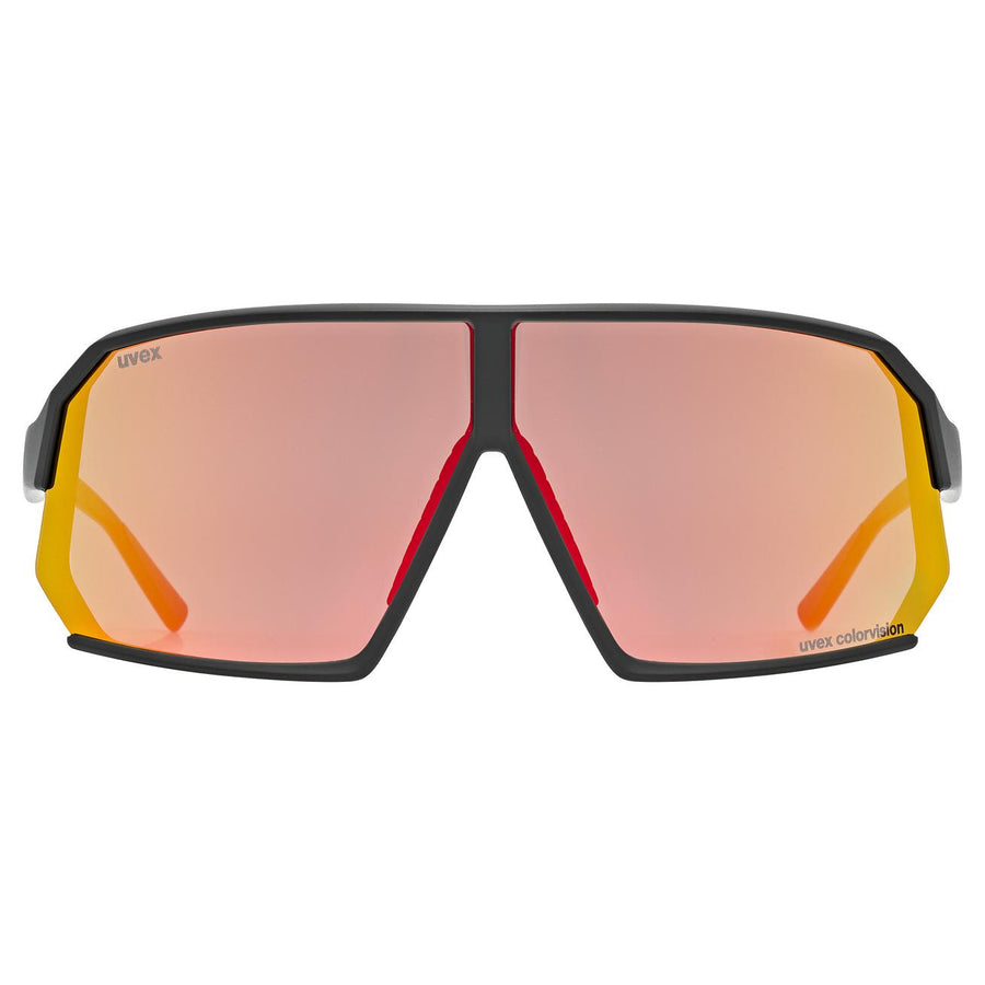 uvex sportstyle 237 CV black m./mir.red