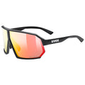 uvex sportstyle 237 CV black m./mir.red