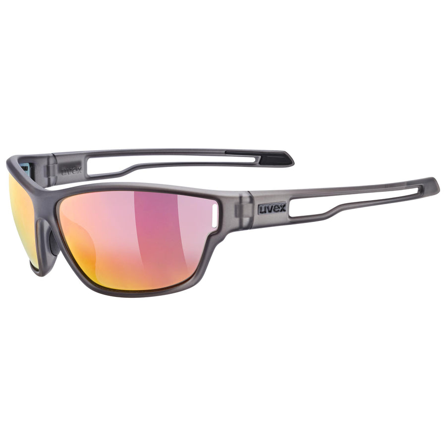 uvex sportstyle 806 smoke matt/mir.red