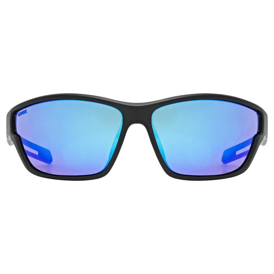 uvex sportstyle 806 black matt/mir.blue