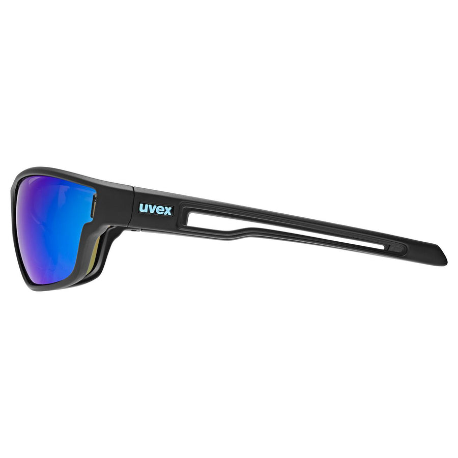 uvex sportstyle 806 black matt/mir.blue