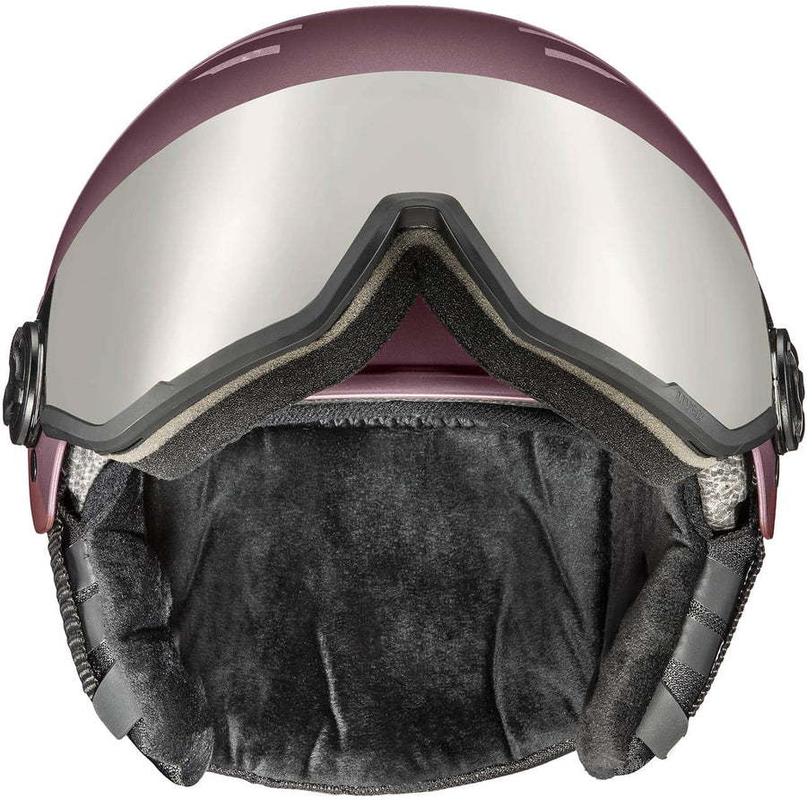 uvex wanted visor bramble - antique rose mat