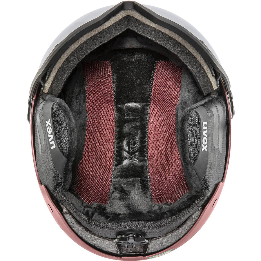 uvex wanted visor bramble - antique rose mat