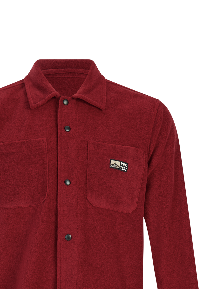 Protest PRTFinest Outdoor overshirt Velvet Red