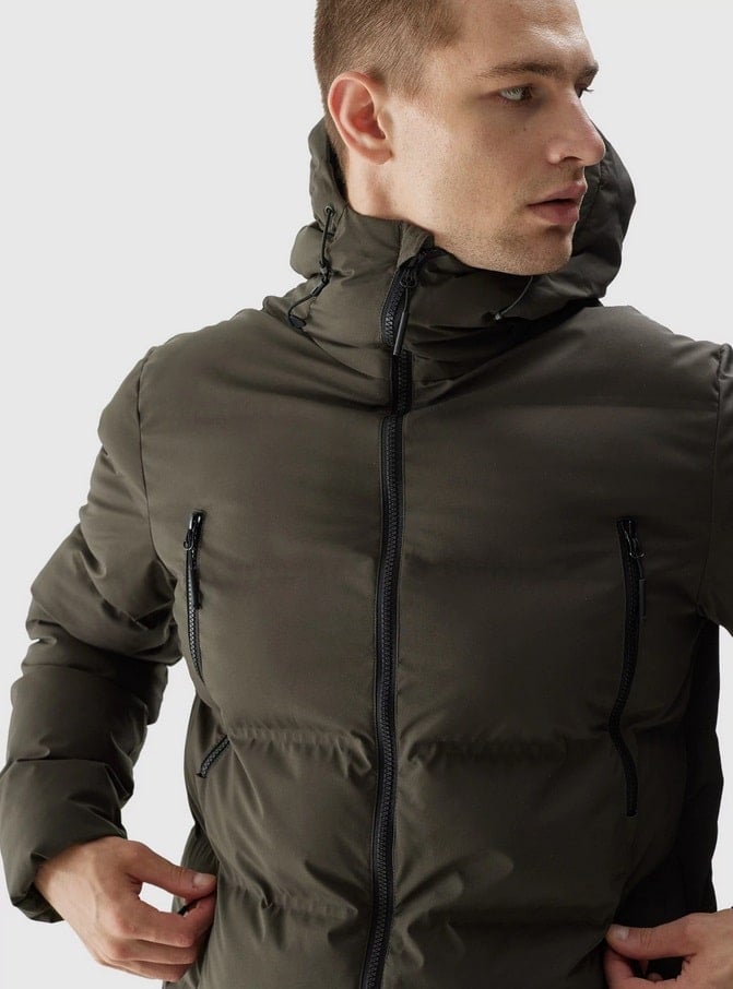 4F DOWN JACKET , KHAKI