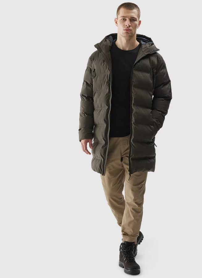 4F DOWN JACKET , KHAKI