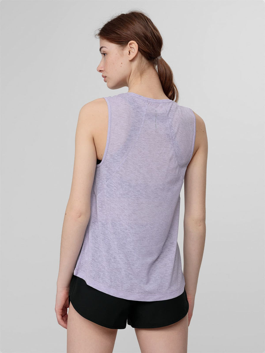 4F WOMEN'S FUNCTIONAL T-SHIRT, LIGHT VIOLET