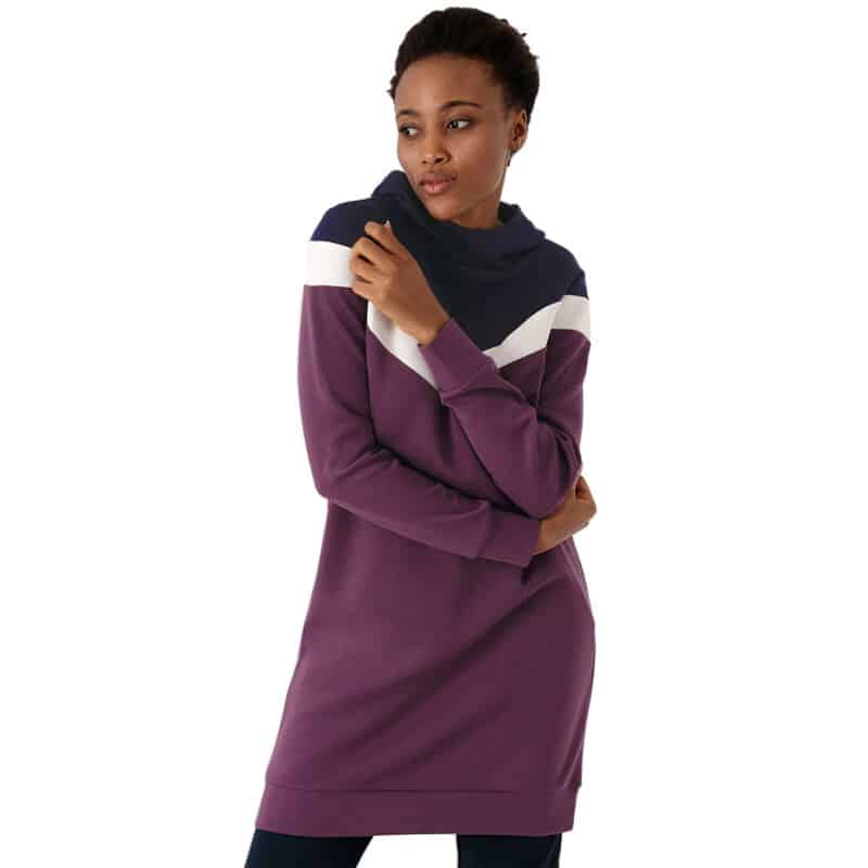 4F WOMEN'S DRESS, DARK VIOLET