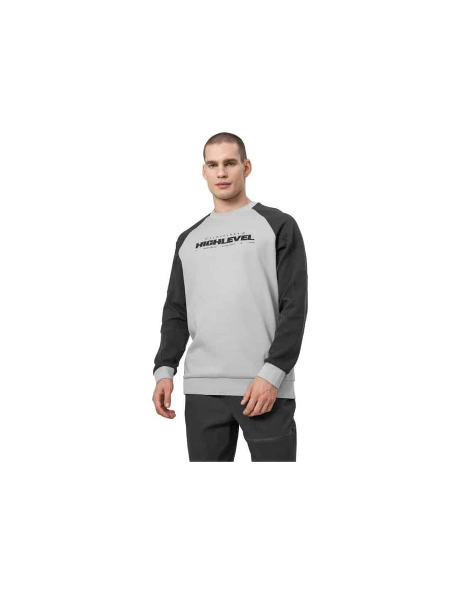 4F MEN'S SWEATSHIRT , COLD LIGHT GREY