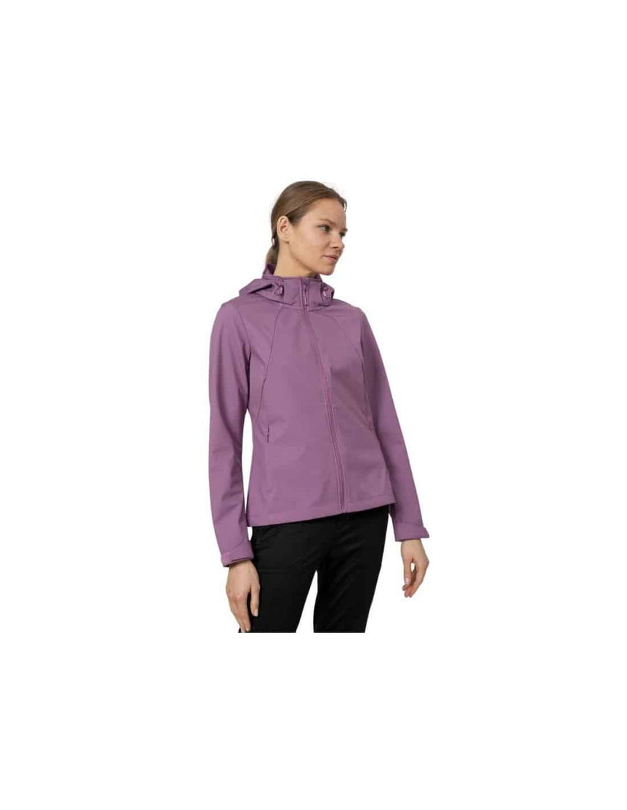 4F WOMEN'S SOFTSHELL, LIGHT VIOLET