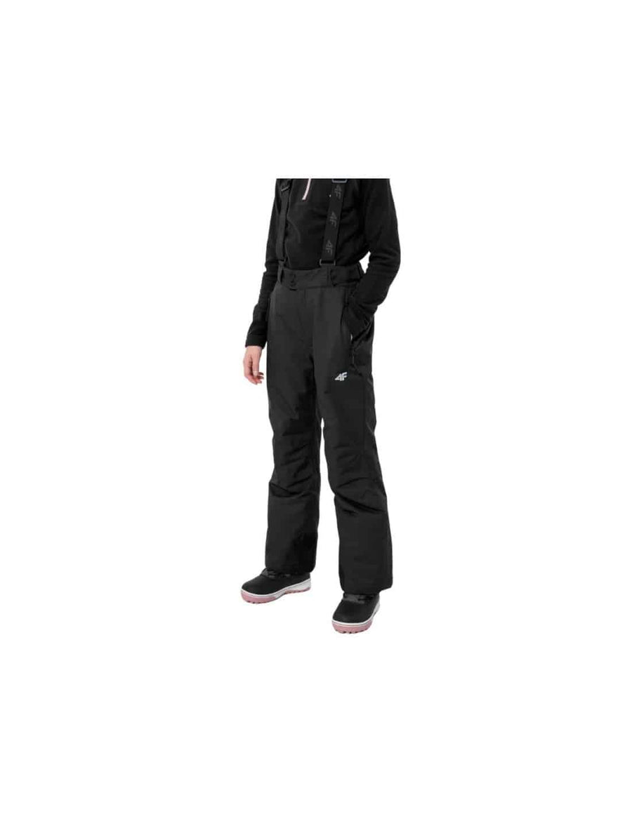 4F GIRL'S SKI TROUSERS , DEEP BLACK