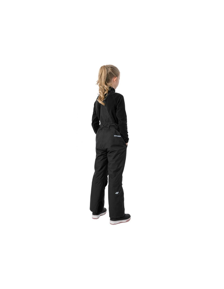 4F GIRL'S SKI TROUSERS , DEEP BLACK