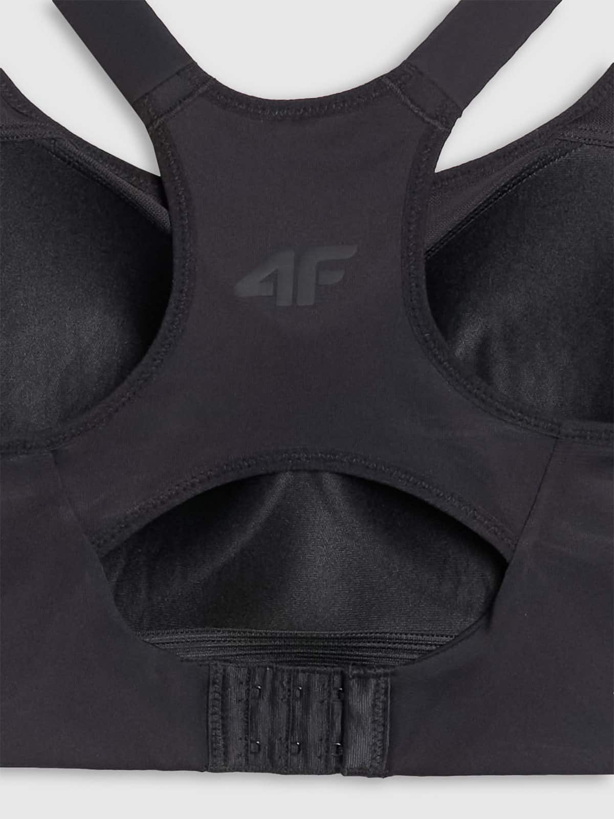 4F SPORT BRA, DEEP BLACK/163